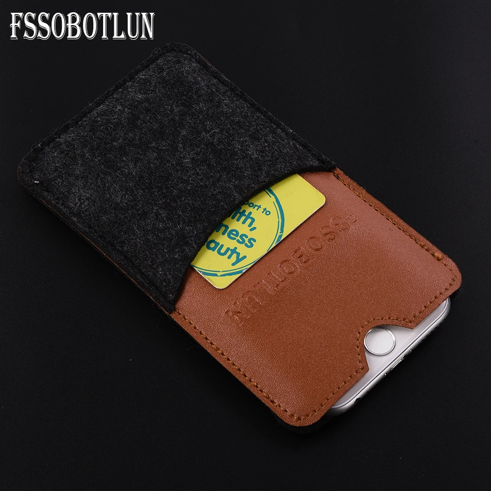 Чехол FSSOBOTLUN для ZTE Tempo Go 5 0 дюйма 6 стилей защитная сумка с карманом карт шерстяной