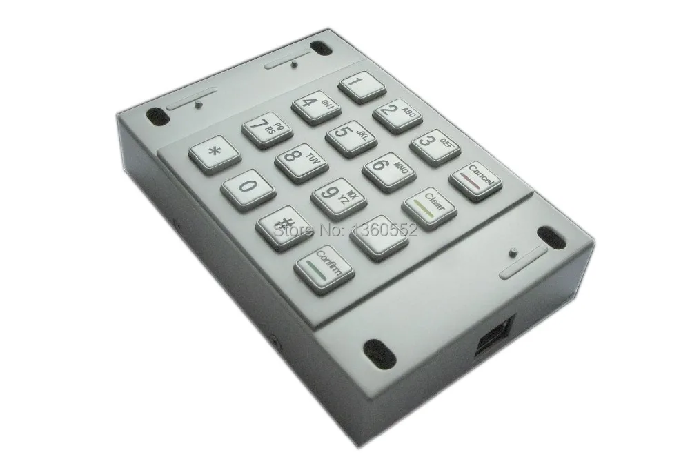 Мини атм PCI EPP клавиатура для оплаты системы парковки шифрование/Расшифровка DES/3DES