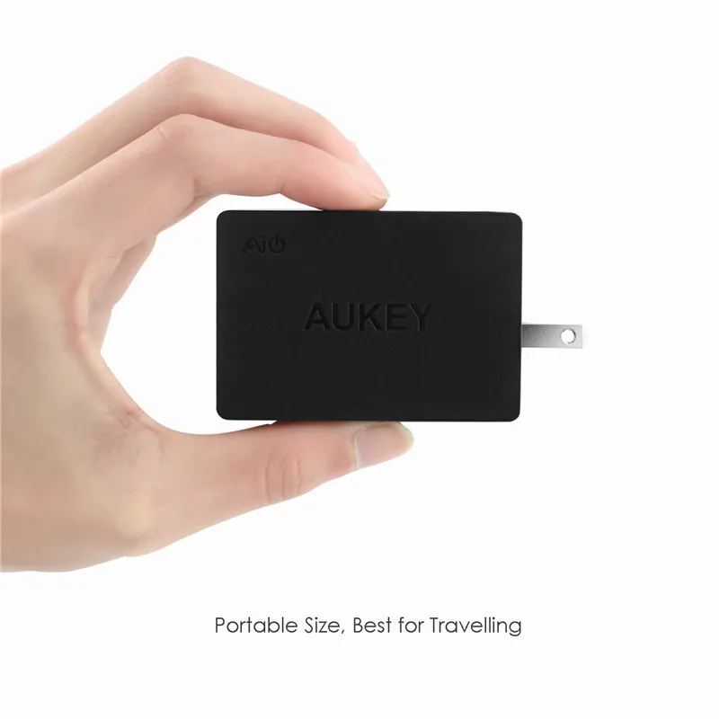 AUKEY Универсальный USB Зарядное устройство 3 Порты 30 Вт 5 В/6A Портативный Путешествия