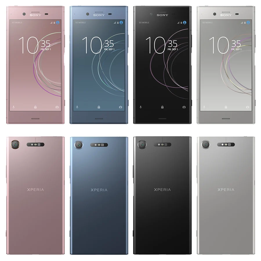Оригинальный Sony Xperia XZ1 G8341 с одной Sim картой 4 Гб ОЗУ 64 ПЗУ 5 2 дюйма Восьмиядерный