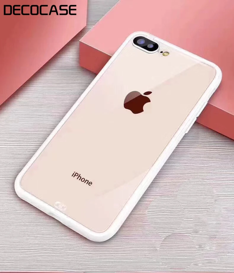 DECOCASE женские мужские мягкие ТПУ силиконовый прозрачный прозрачные телефонные