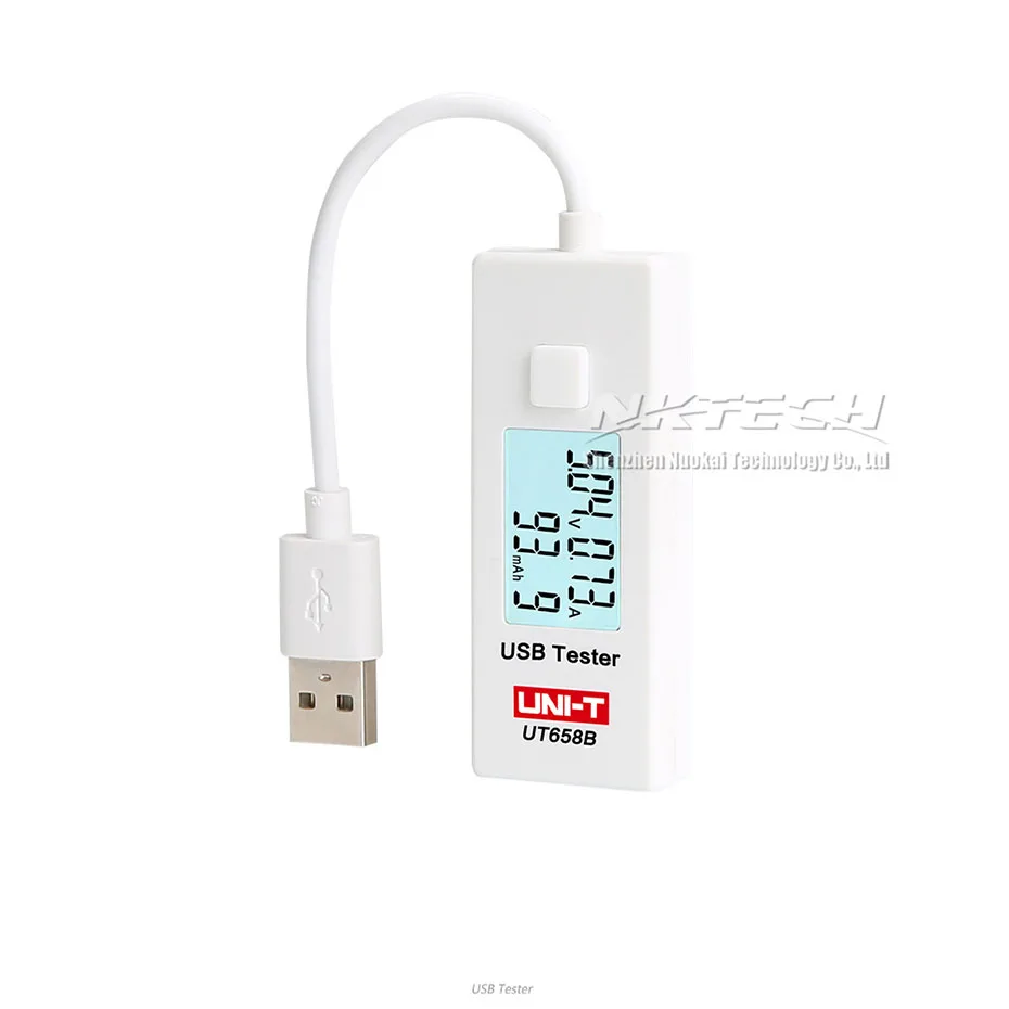 Вольтметр и амперметр UT658 UT658B USB тестер для телефона планшета с ЖК дисплеем Вольт