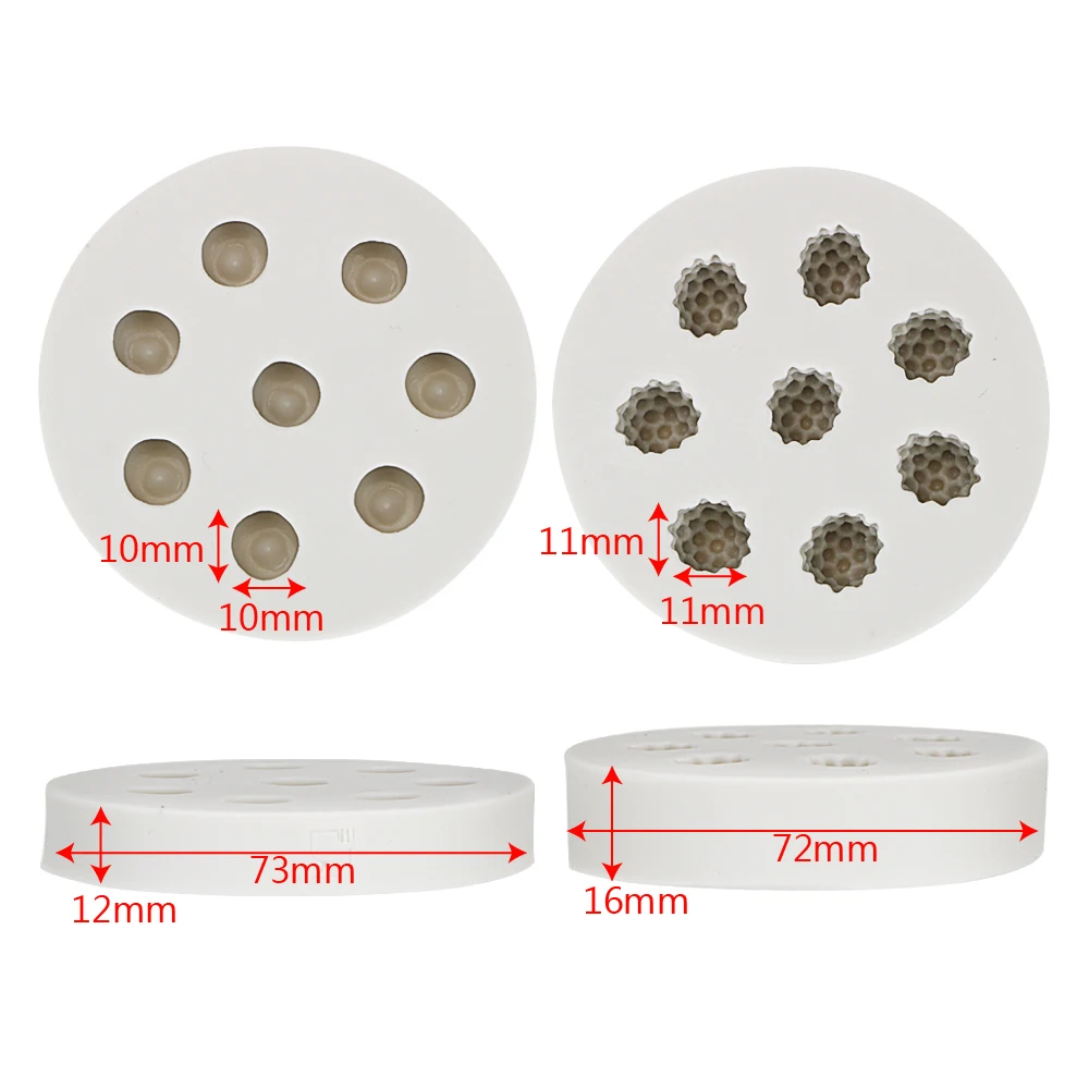 Шоколадный инструмент для кондитерских изделий тортов 3D в форме черники малины