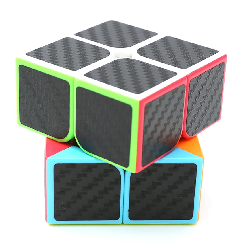 2x2x2 наклейка из углеродного волокна быстрые магические кубики детские игрушки