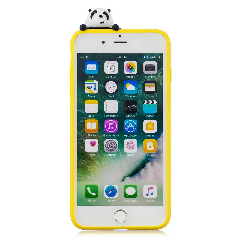 3d мультяшный чехол для телефона с животными для iphone 5s 5 6 6s 7 8 plus X XR XS 11 Pro Max милый мягкий силиконовый чехол из ТПУ для девочек