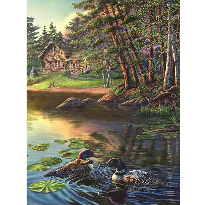 5d алмазная живопись сделай сам вышивка бисером творчество картина мозаика