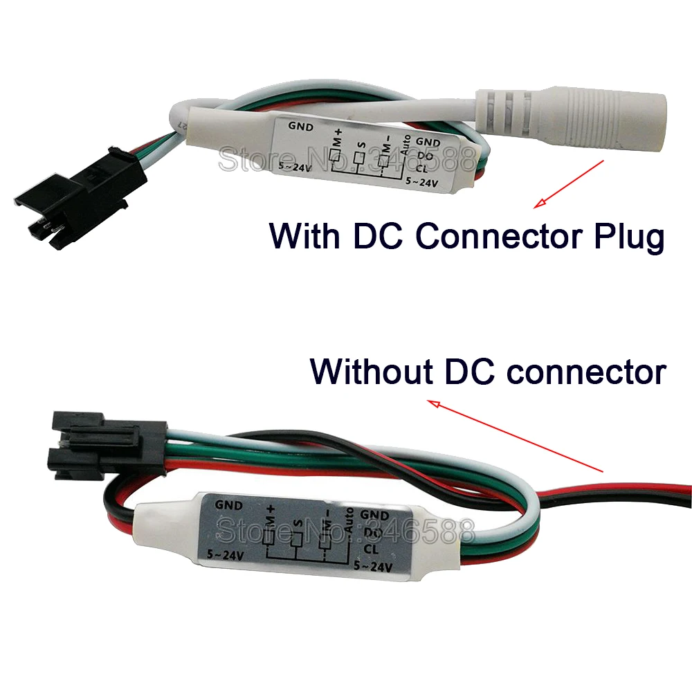 Мини контроллер RGB для светодиодных лент WS2811 5 24 в пост. Тока|Контролеры RGB| |