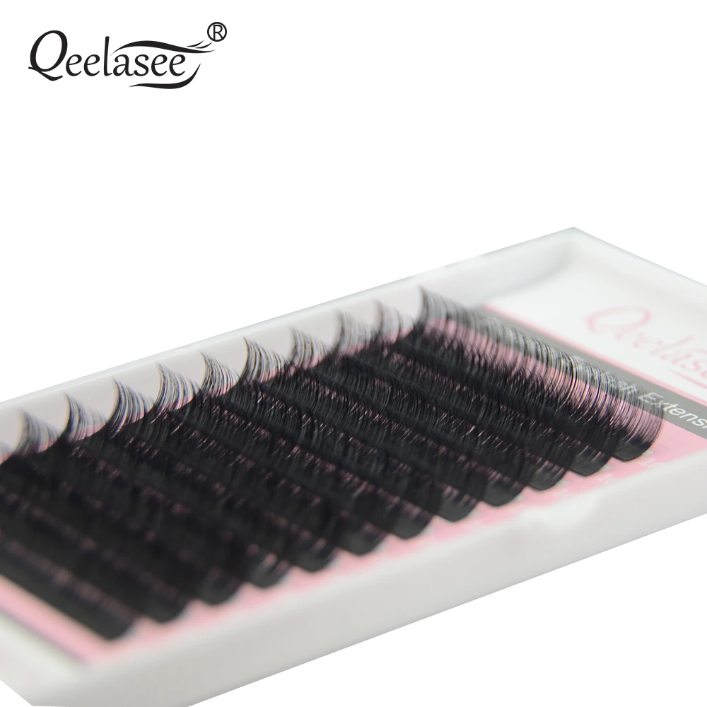 Ресницы Накладные Qeelasee 0 03 норковые индивидуальные 4 чехла | Красота и здоровье