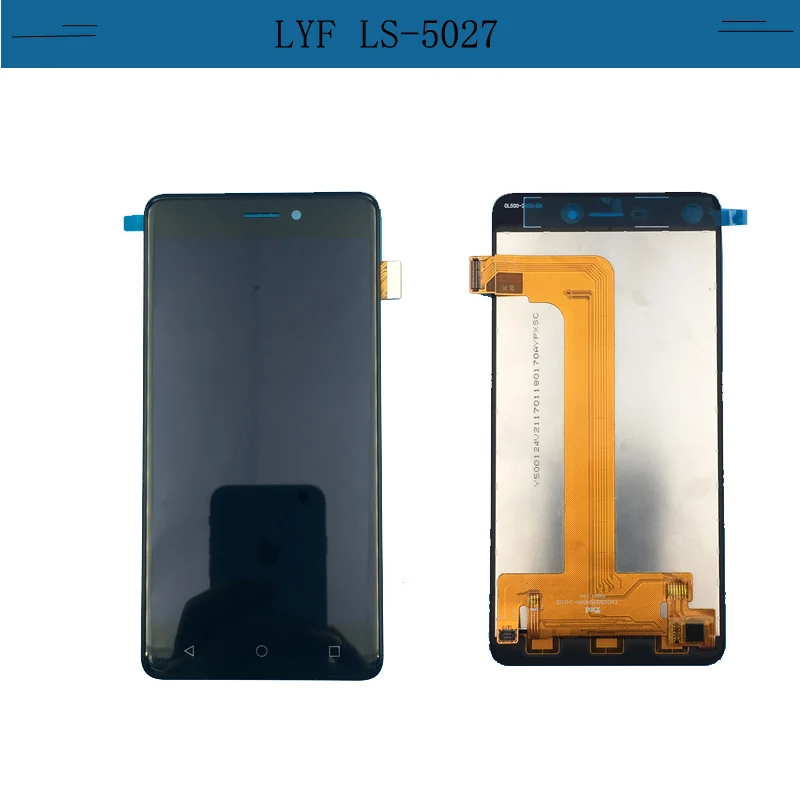 Оригинальный и новый ЖК экран с сенсорным экраном для LYF LS 5027|Экраны мобильных