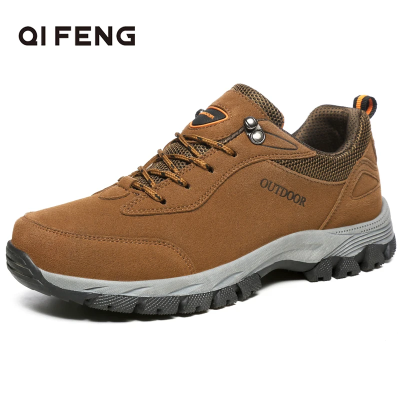 

Men Classic Casual Outdoor Sports Hiking Boots Mountain Climbing Shoes New Man Trekking Sneakers Wear Resisting Trendy Footwear
