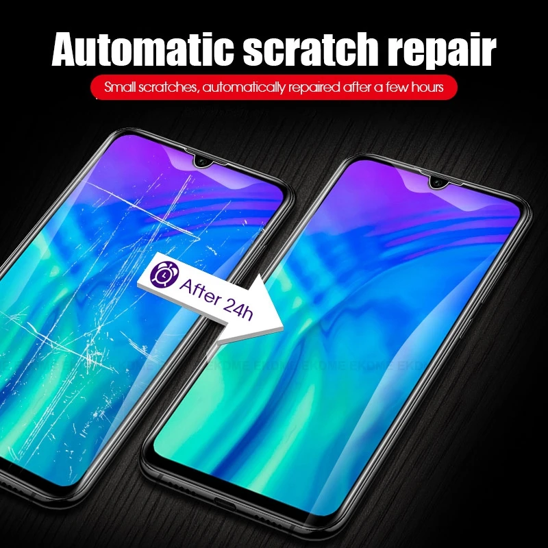 Защитная пленка 9D для Huawei P30 Lite P20 Pro P Smart 2019 мягкая изогнутая гидрогелевая Nova 5i 4e 3
