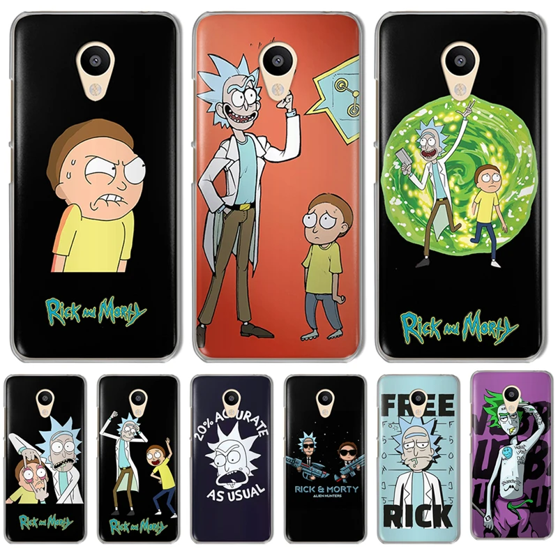 Luxury Rick And Morty Phone Case Cover For Meizu M3S M3 Note M5 M5S M5C M6 U10 U20 Pro 6 16th Soft TPU Silicone Shell capa |