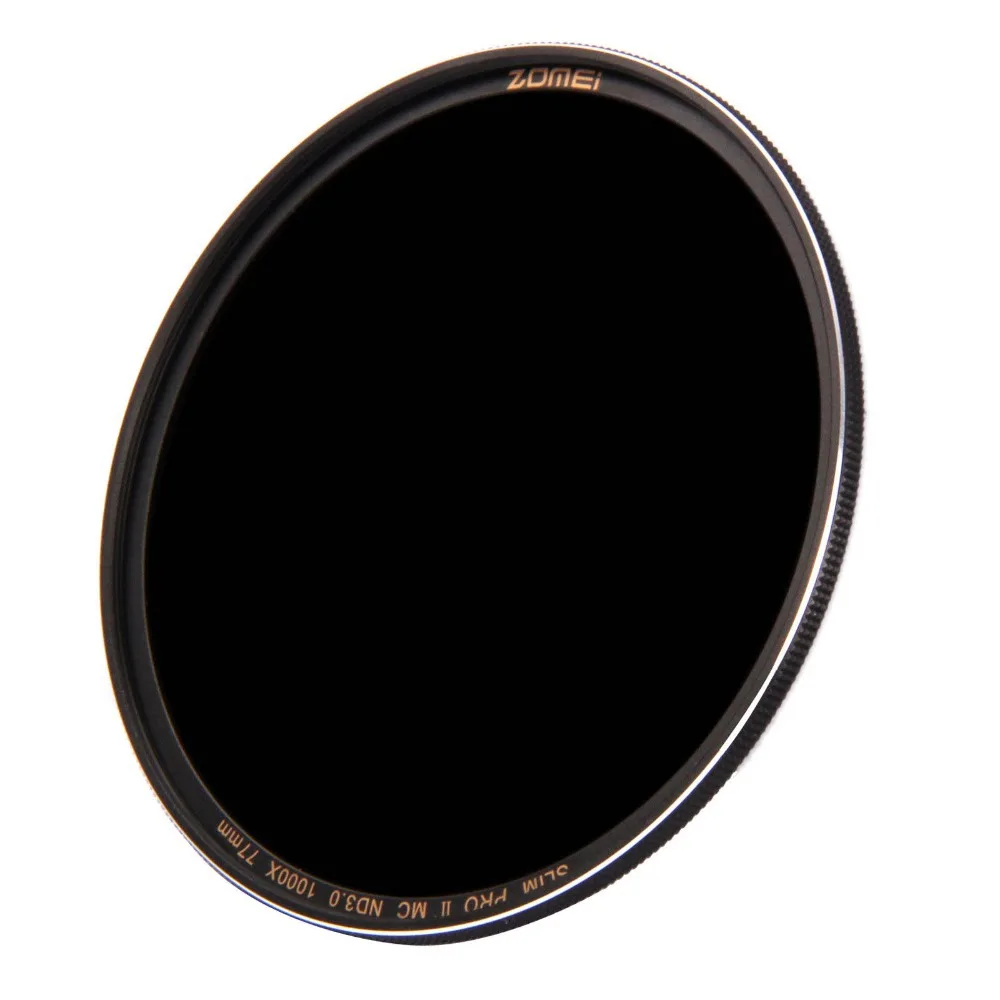 Zomei 77mm Ultra Slim MC ND1000 ND3.0 1000X 10 Stop Sliver Rimmed Glass Neutral Density ND Filter for Canon Nikon Tamron Lenses |