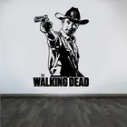 С изображениями из сериала Ходячие мертвецы ТВ Andrew стены Стикеры домашний декор Гостиная дети Виниловая наклейка для Спальни Съемный Wall Art Настенные обои E639