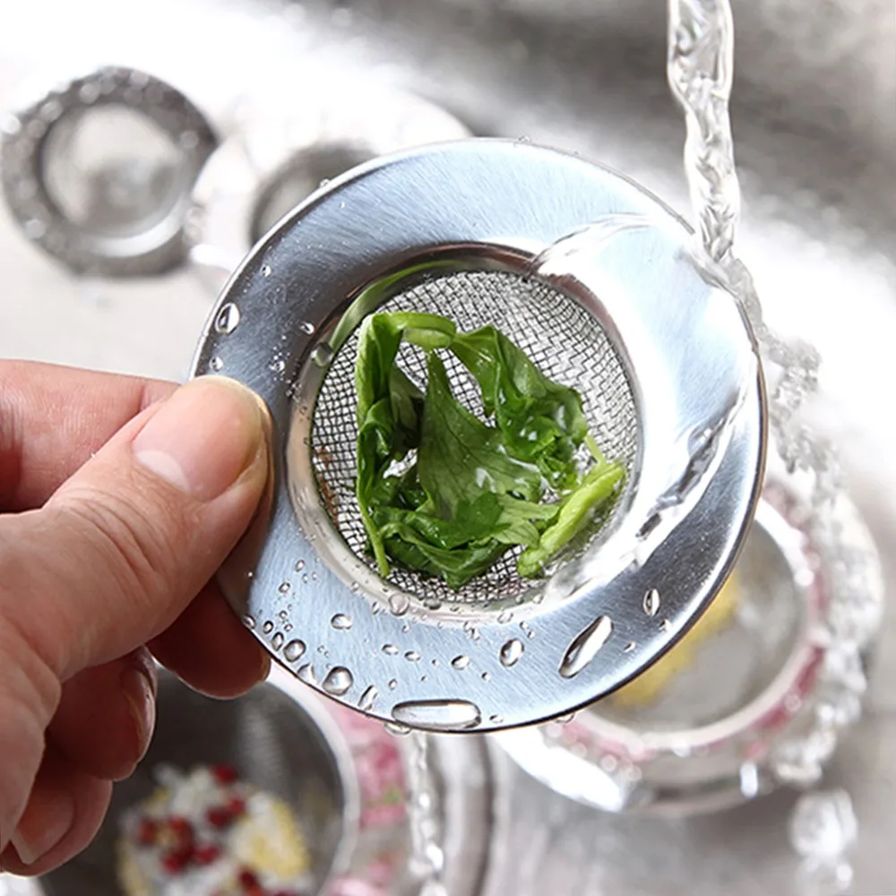 5 шт. сливной сетчатый фильтр для кухонного пола из нержавеющей стали