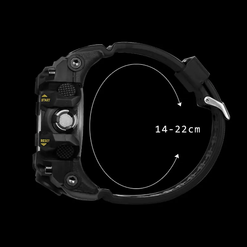 

Military Watch Men SMAEL Waterproof Luminous Quartz Chronograph Reloj Hombres Men Digital Watches Alarm Clock Masculino Relogio