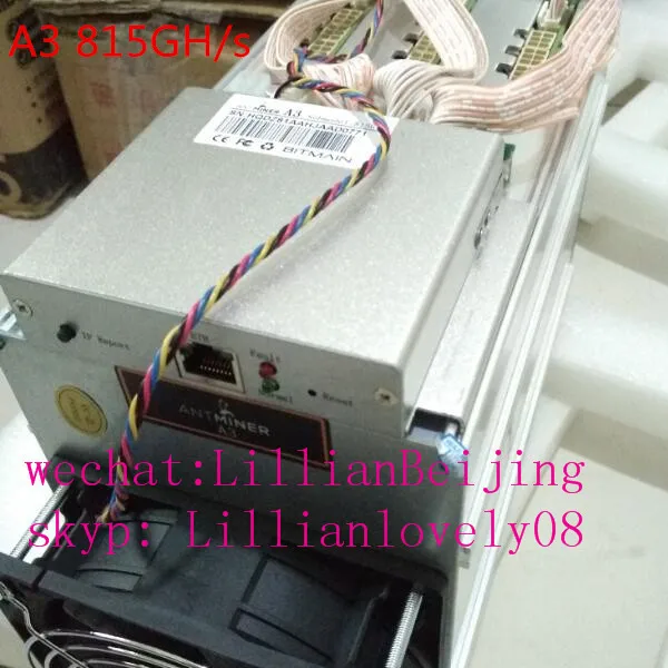 Новинка Bitmain AntMiner A3 815G алгоритм Блейка 2b Siacoin горная машина Майнер