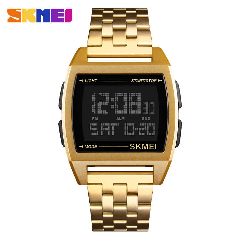 

Fashion Men's Digital Watch Waterproof Bracelet Chronograph Stopwatch Sport Watch Men Brand SKMEI Mens Wristwatch Alarm Clock