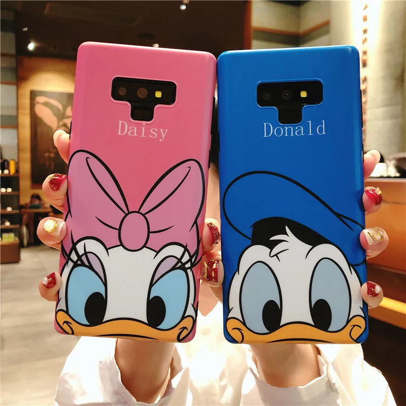 Чехол с рисунком Sam Note 9 милый мягкий чехол для телефона Дейзи Дональд дак samsung Galaxy