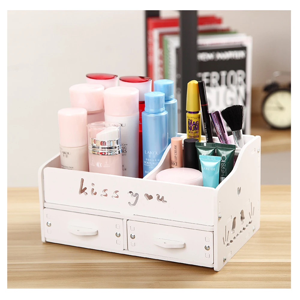 Стильный ящик для хранения кистей макияжа красивый косметический чехол