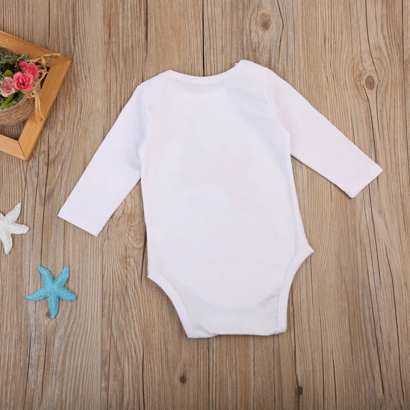 2019 Модный милый комбинезон для новорожденных девочек и мальчиков наряд