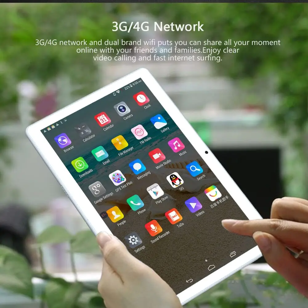ANRY 10,1 дюймов 8 Core 4G+ 64G Android планшетный ПК SIM Двойная камера 8.0MP ips MTK6797 4G WiFi вызов телефон планшет Wifi g