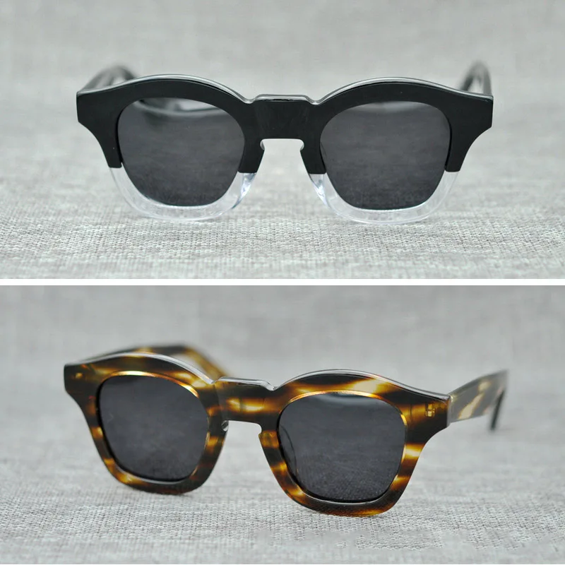 Мужские Винтажные Солнцезащитные очки Cubojue поляризационные для мужчин толстые в