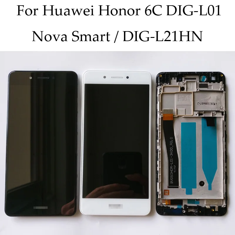 100% тесты для Huawei Honor 6C DIG L01 / Nova Smart L21HN L21 ЖК дисплей + сенсорный экран дигитайзер в