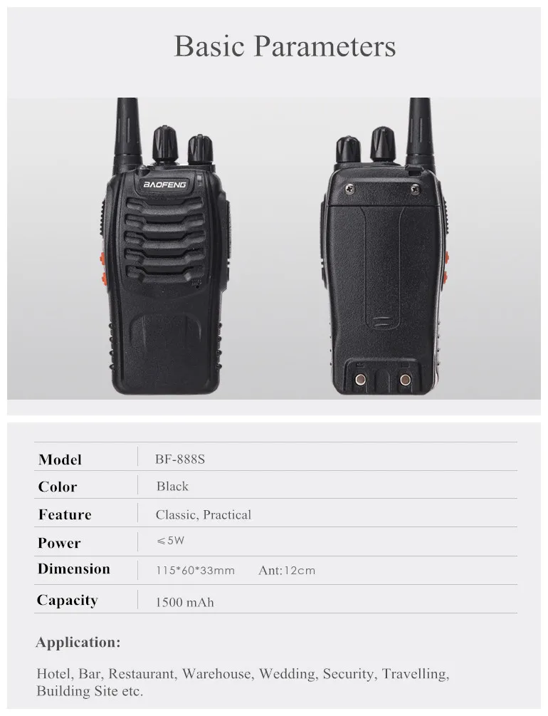 Baofeng BF-888S UHF 400-470MHz baofeng 888s дешевый двухсторонний радио Baofeng bf888s удобный портативный bf 888s baofeng 888 радио BF-C1