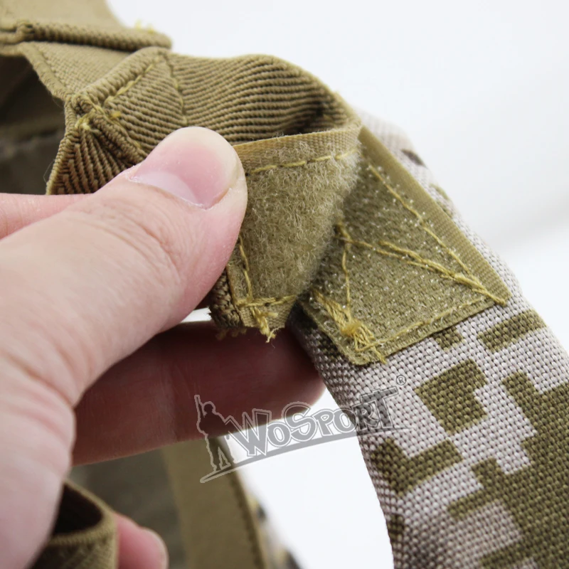 WoSporT Sinairsoft Военная Тактическая V5 модульная 1000D Cordura Защита рта полумаска для лица