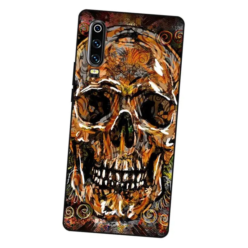 P175 Reaper Черный силиконовый чехол для Huawei P8 P9 P10 P20 P30 Lite Pro P Smart Plus 2017 2019 |
