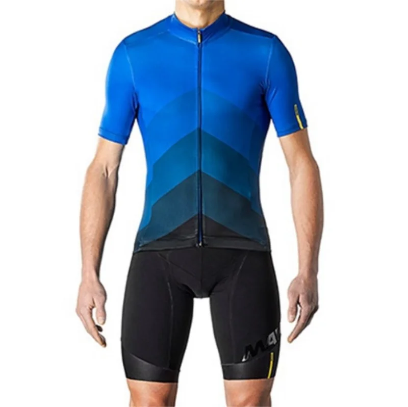 Mavic 2019 Pro team велосипедная майка с коротким рукавом комплект велосипедной одежды