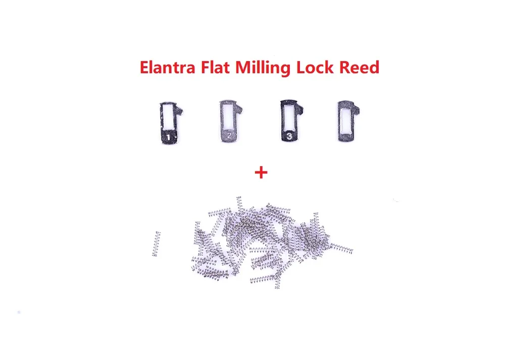 (20pcs) Car Lock Reed For Elantra flat milling auto lock spring Tablets Spring Locking AutoLock | Инструменты