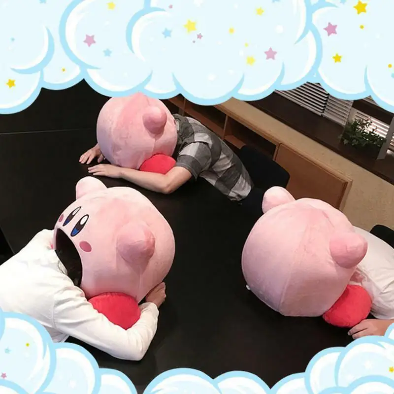Супер Kawaii игры Кирби Сиеста Toe Box плюшевые мягкие сна подушки детские косплэй