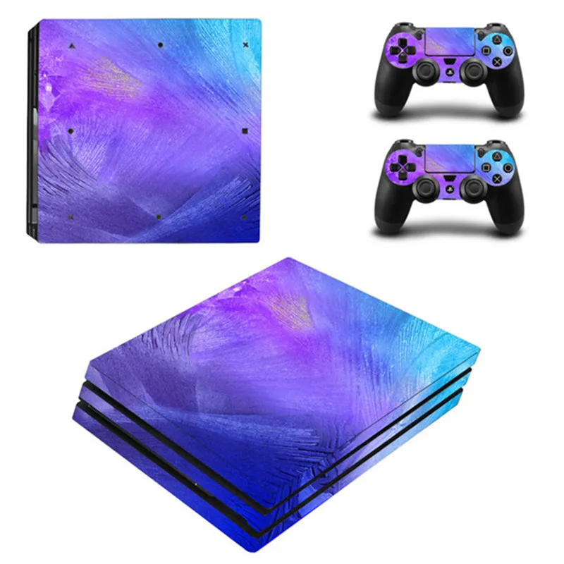 Для игровой консоли Sony Playstation 4 Pro Яркая Цветная виниловая наклейка на кожу