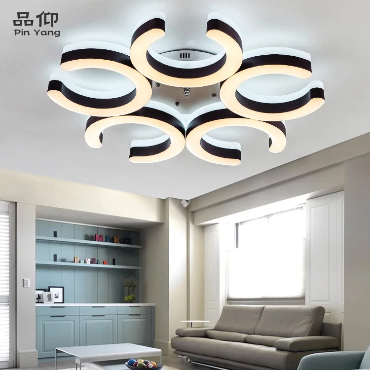 

Modern simple led living room bedroom ceiling lamp warm romantic creative dining room office study lamp lighting decoration