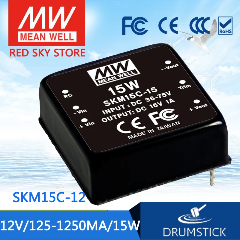 

transmit MEAN WELL Taiwan SKMW06F/06G 6W 03V/05V/09V/12V/15V/24V DC-DC module power supply