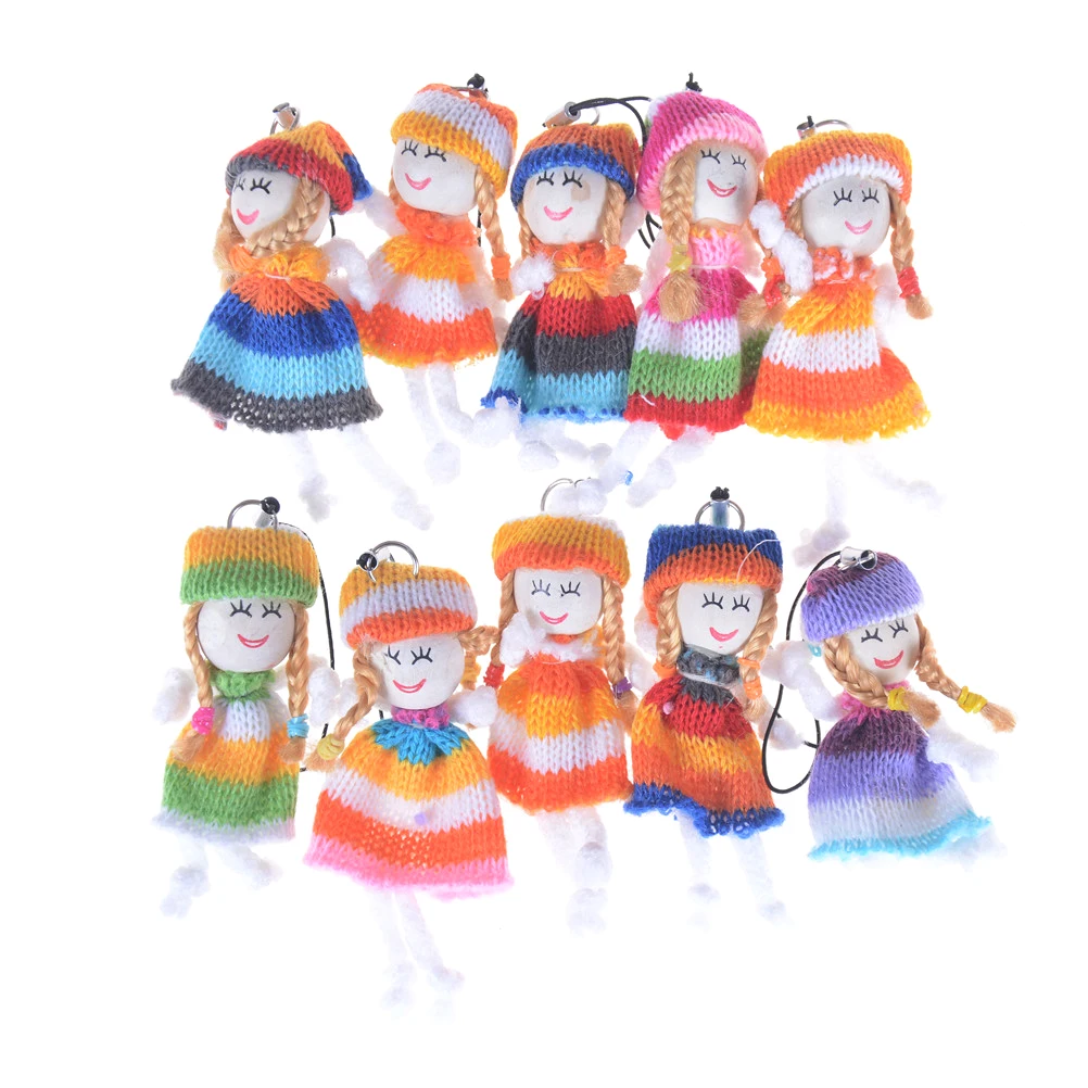 Cute Dolls Bag Pendant Accessories Doll Ball Key Chain Car Keyring Holder Charm Keychain | Багаж и сумки