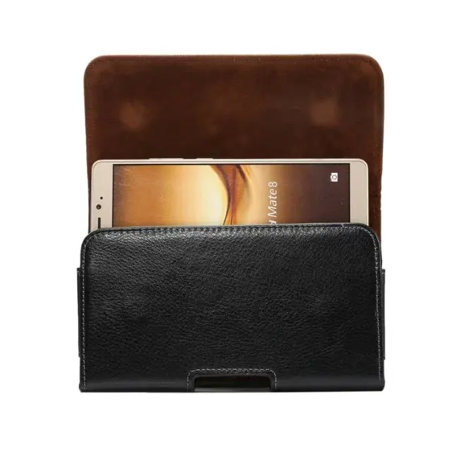 

Luxury Genuine Leather Men Waist Bag Clip Belt Pouch Case For Caterpillar Cat S61 S31 S41 S60 S40 S30 S52 DOOGEE S60 Lite S90