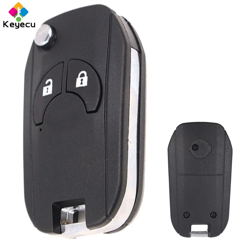 KEYECU Модифицированная Складная откидная оболочка ключа дистанционного