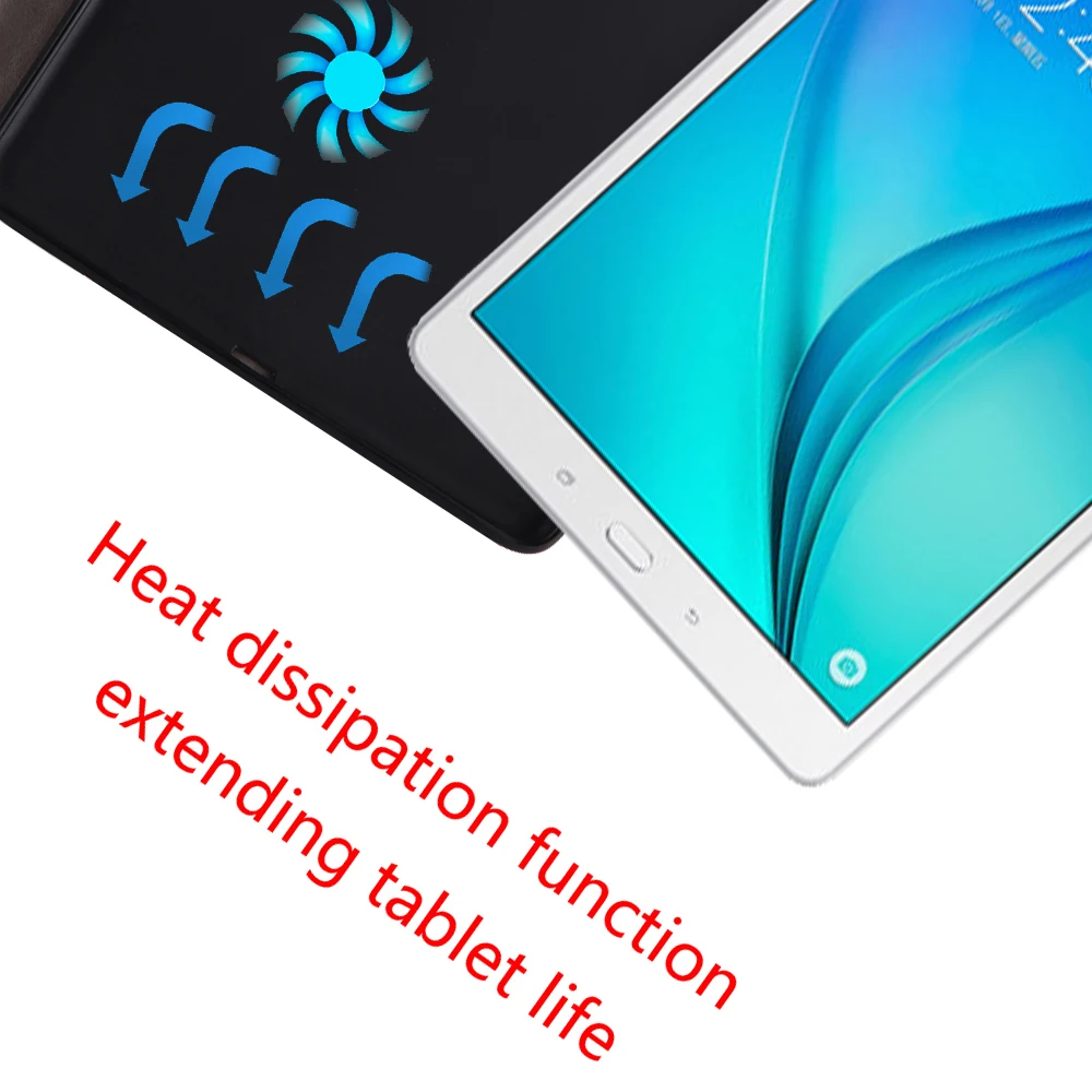 Роскошный чехол с тиснением для samsung Galaxy Tab A, 9,7 дюймов, SM-T555, T550, P550, из искусственной кожи, с подставкой, откидной SM-T550, защитный чехол для планшета