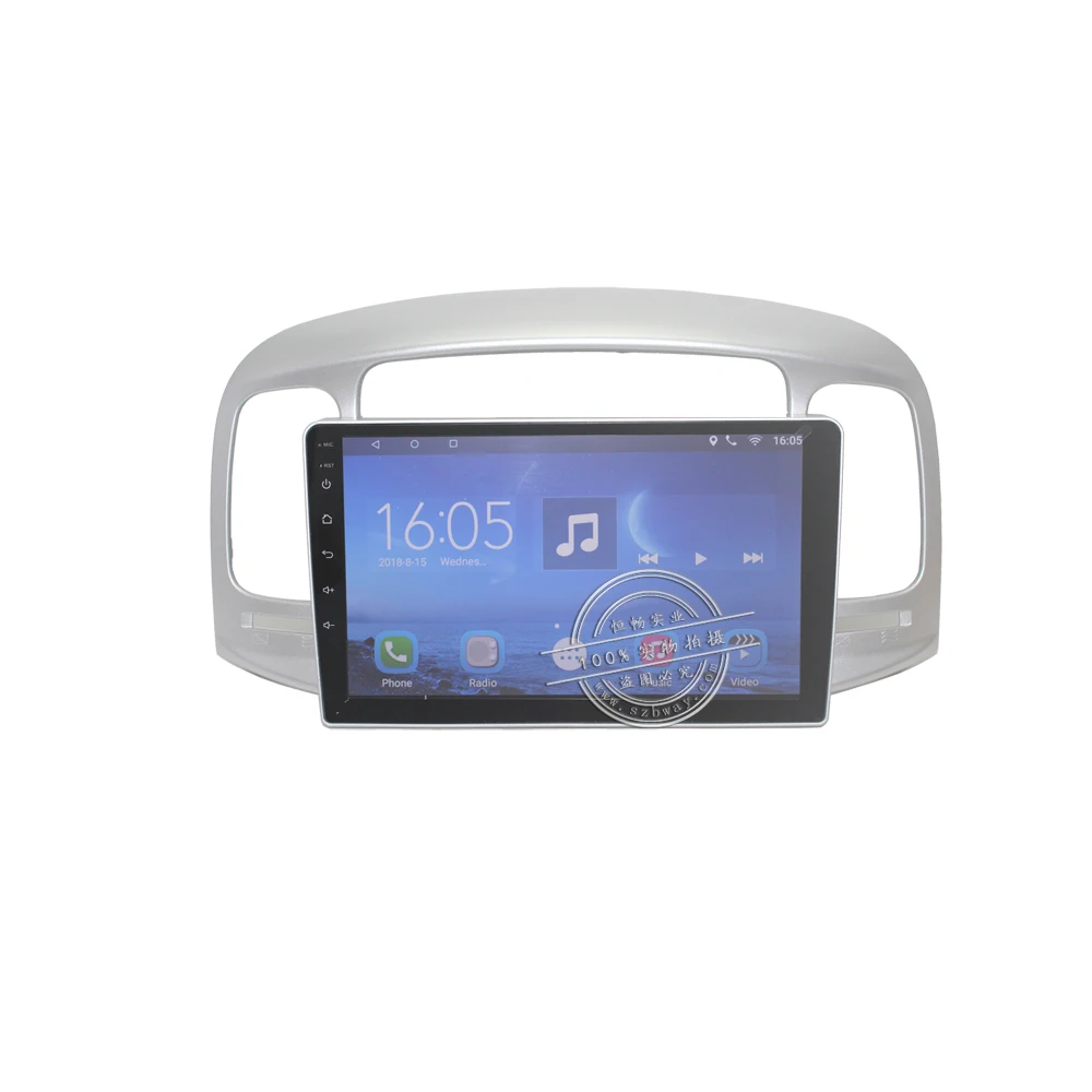 Ханг xian " четырехъядерный Android 7,0 автомобильный dvd-плеер для hyundai Accent 2006-2011 Автомобильный Радио Мультимедиа gps Навигация BT, wifi, SWC