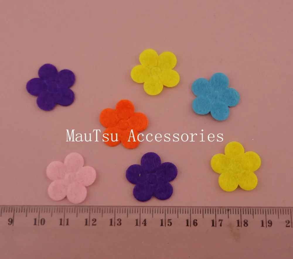 Нашивки из нетканого войлока с пятью лепестками 500 см 2 0 шт. | Дом и сад