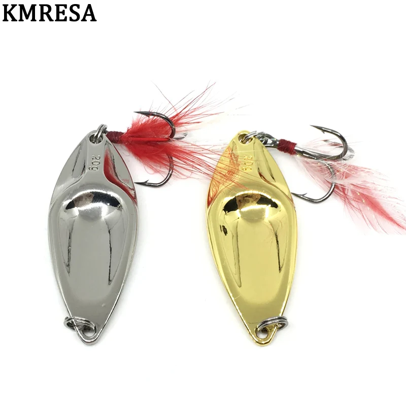 Фото Рыболовная блесна DD Spinner Ложка приманки, 5g, 10 г, 1, 5g, 20 г, Золотая/серебряная, жесткая, блестящая, шумовая, блестящая, металлическая №3