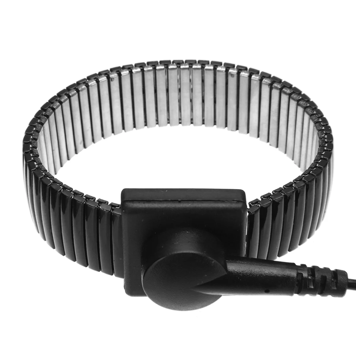 Черное металлическое кольцо антистатический заземляющий наручный ремешок лента