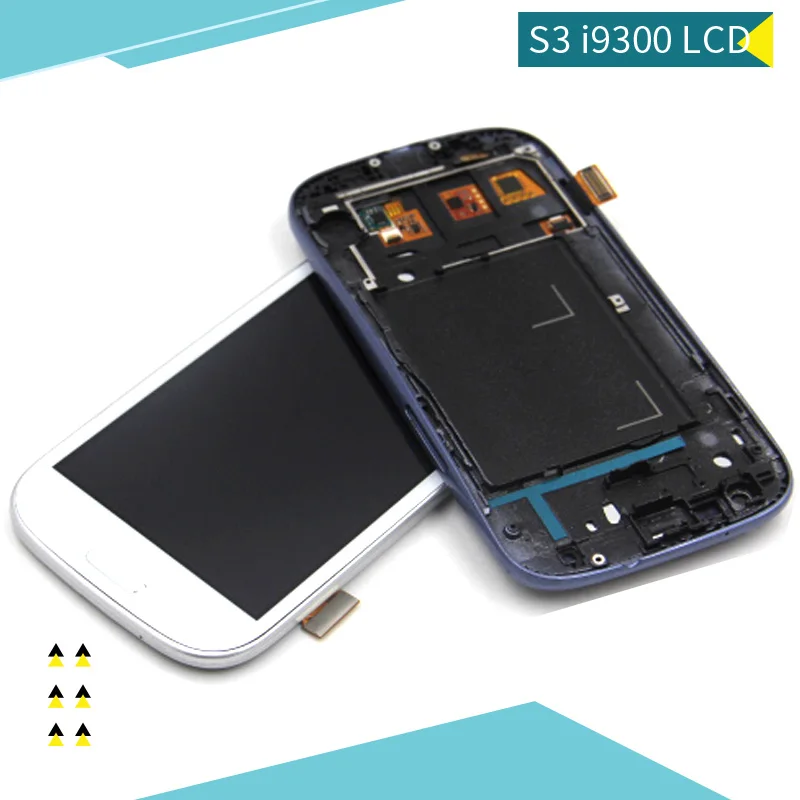 ЖК дисплей для samsung Galaxy S3 GT i9300 сенсорный экран в сборе с рамкой дигитайзер|Экраны
