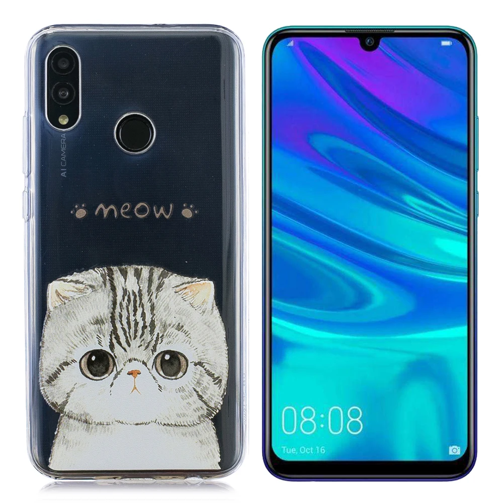 Soft Case For Huawei P Smart 2019 Silicone TPU Transparent Phone Back Cover Capa 2018 PSmart |
