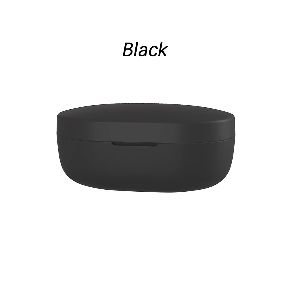 black Новые противоударные водонепроницаемые беспроводные Bluetooth наушники, модные силиконовые наушники, защитный чехол, чехол для Redmi AirDots - Цвет: black