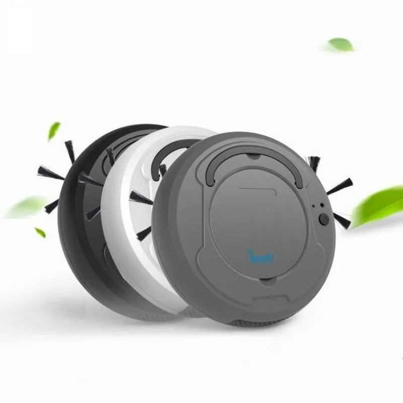 USB Multifunctional Sweeping Vacuum Cleaner Smart Robot Floor Cleaner 3-In-1 Auto Rechargeable Smart Sweeping Floor Dust Dry