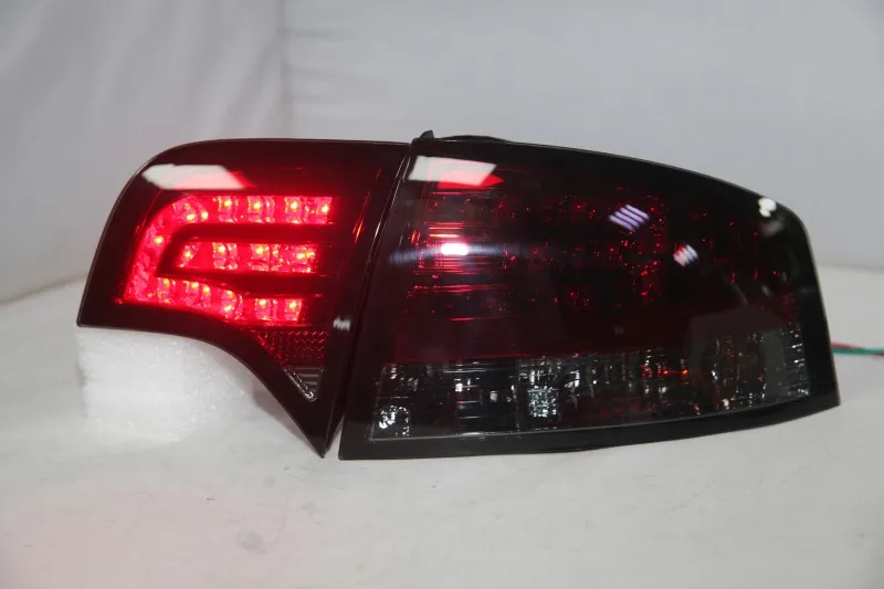 Для AUDI A4 B7 задние фонари 2005 2006 2007 2008 год бег задний свет задний дым черный